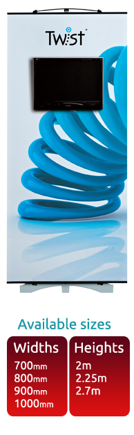 Media twist banners